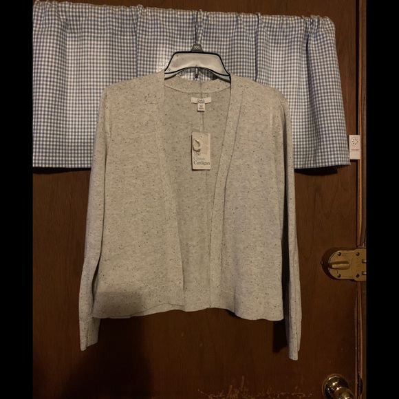 croft & barrow Sweaters - Speckled Heather Gray Cardigan   Size XLP   NWT